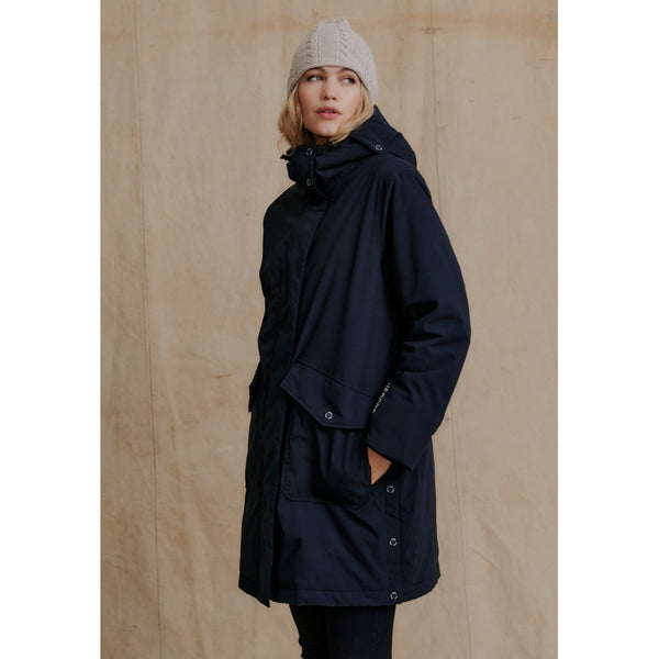 Redgreen Women Sofi Coat Jackets and Coats 069 Dark Navy