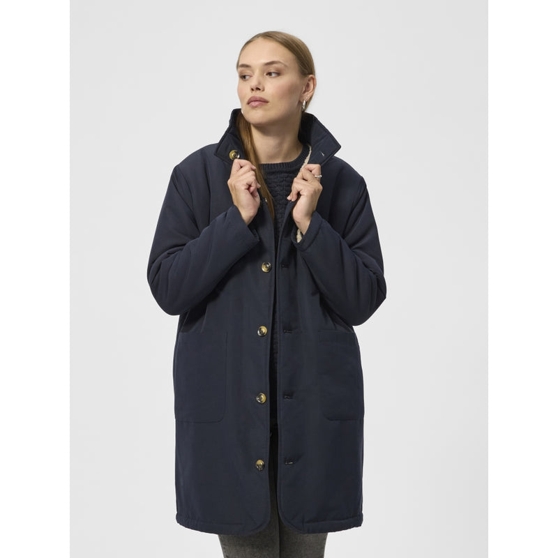 Redgreen Women Stacia Coat Jackets and Coats 069 Dark Navy