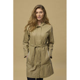 Redgreen Women Star Rain Jacket Jackets and Coats 025 Dark Sand