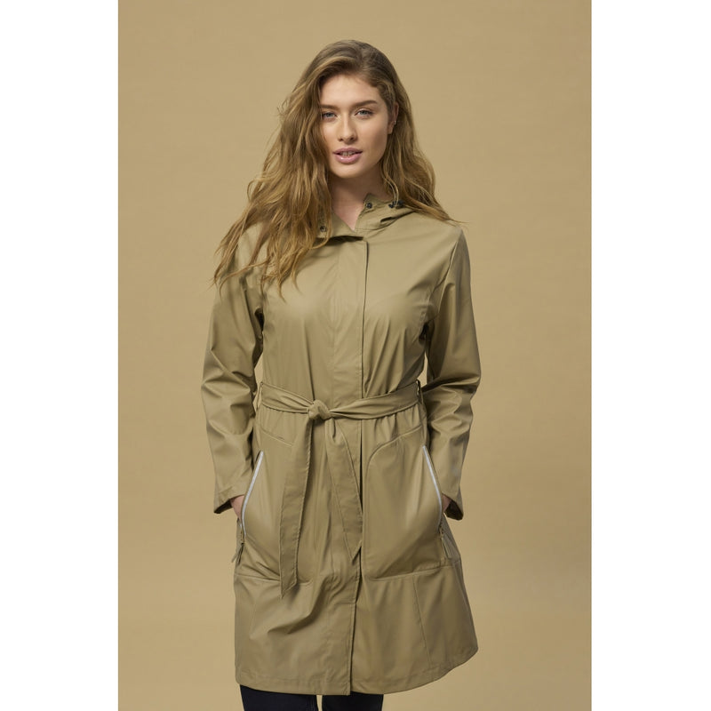 Redgreen Women Star Rain Jacket Jackets and Coats 025 Dark Sand