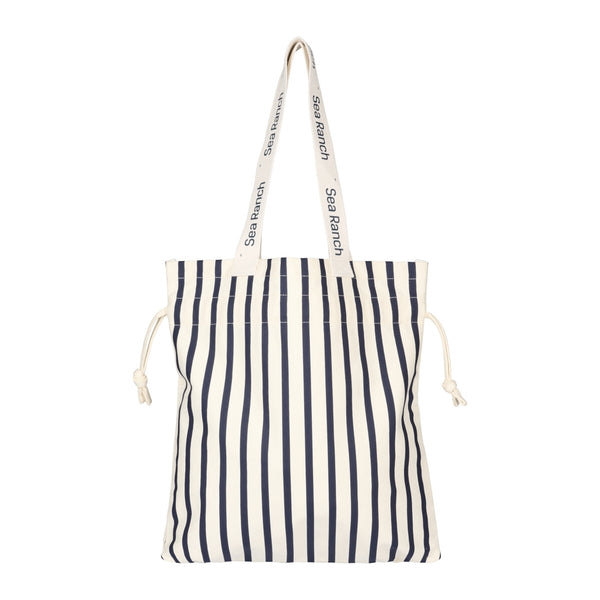 Sea Ranch Striped Beach Bag Bags 1009 Ecru/SR Navy