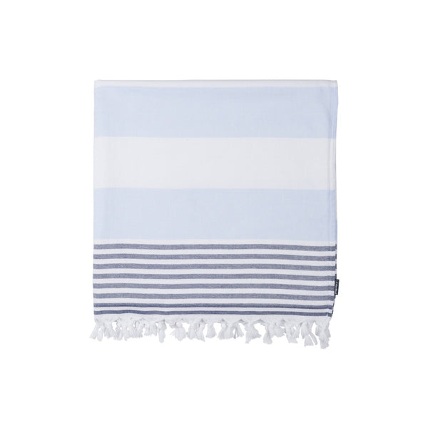 Sea Ranch Striped Beach Towel Towels 4118 Light Blue