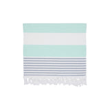 Sea Ranch Striped Beach Towel Towels 5007 Mint