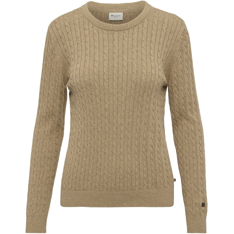 Redgreen Women Susan Cable strik Knit 423 Sand Melange