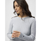 Redgreen Women Susan Cable strik Knit 461 Sky Blue Melange