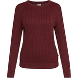 Redgreen Women Susan Cable strik Knit 481 Eggplant Melange