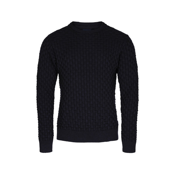 Sea Ranch Sverre Crewneck Knit Knit 4001 Dark Navy