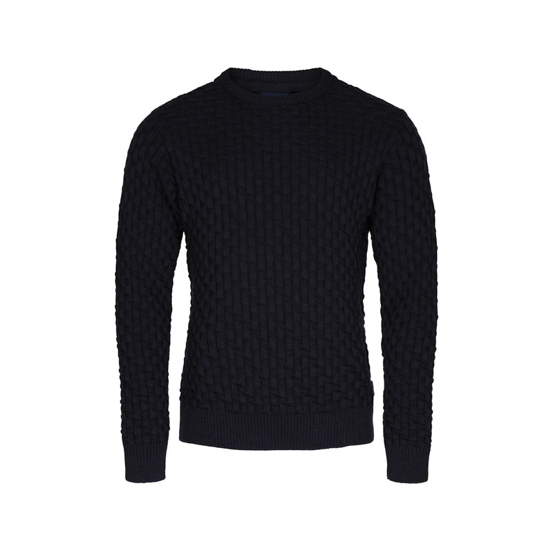 Sea Ranch Sverre Crewneck Knit Knit 4001 Dark Navy