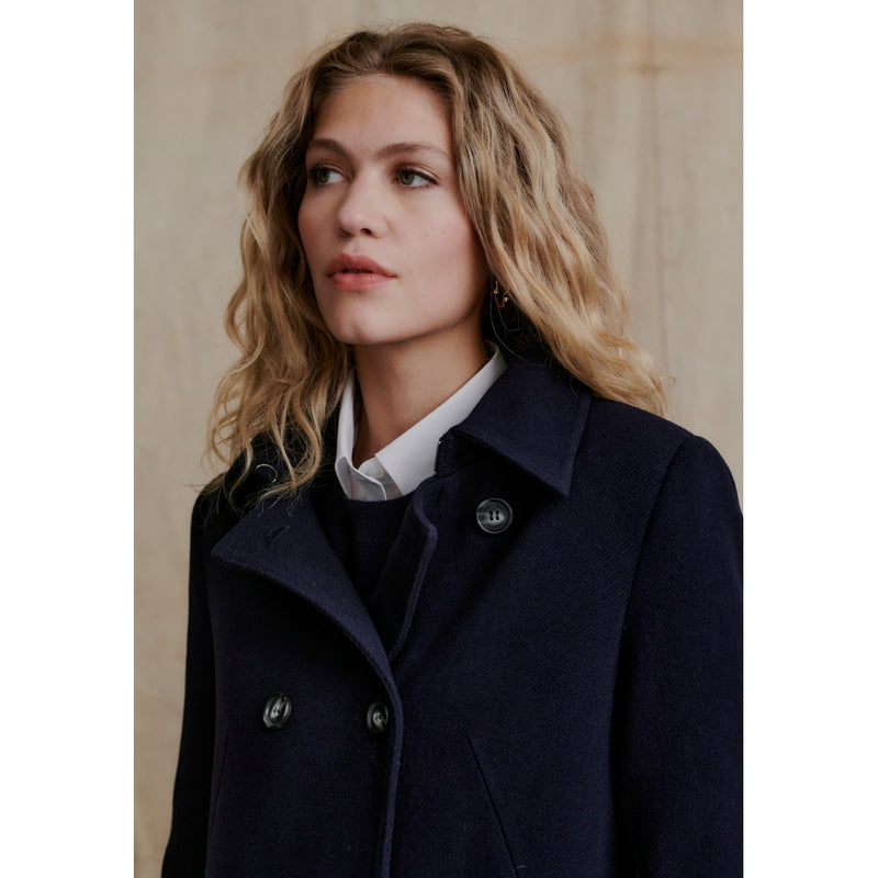 Redgreen Women Sylva Coat Jackets and Coats 069 Dark Navy