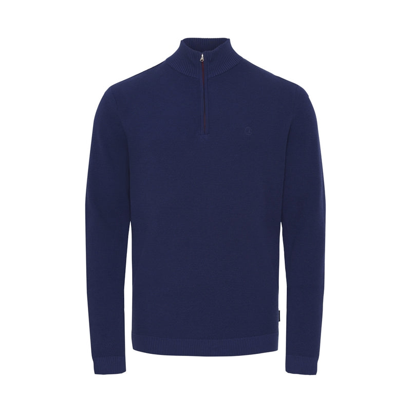 Sea Ranch Torin Honeycomb Half Zip Knit 4070 Blue