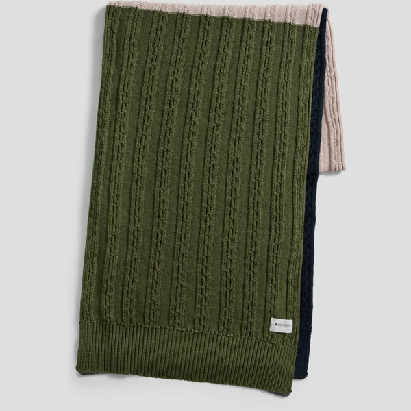 Redgreen Women Vibe Scarf Knit 177 Olive Stripe