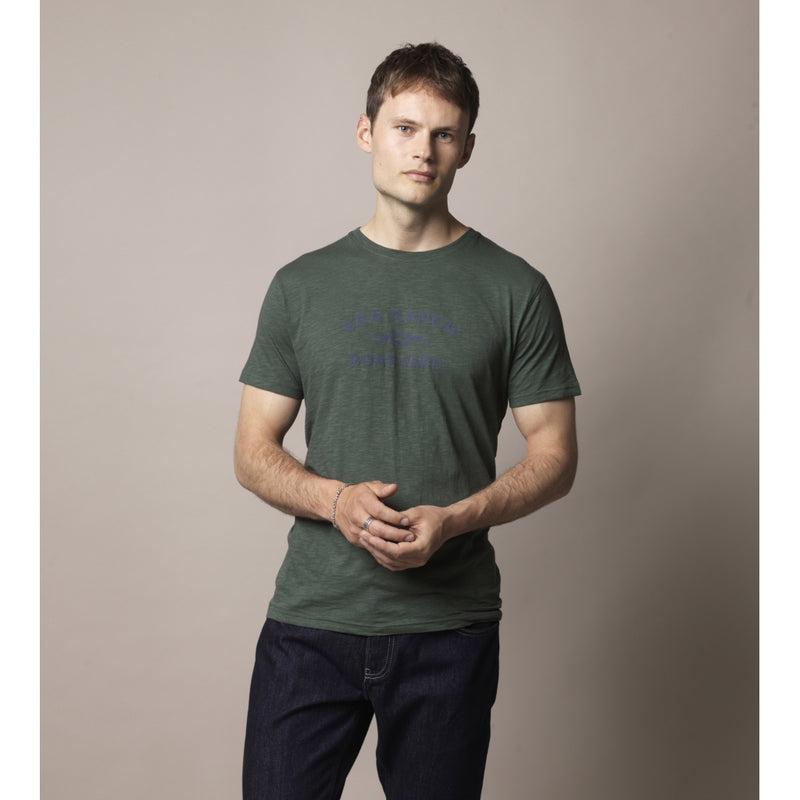 Sea Ranch Vitus T-shirt Short Sleeve Tee 5018 Sycamore Green