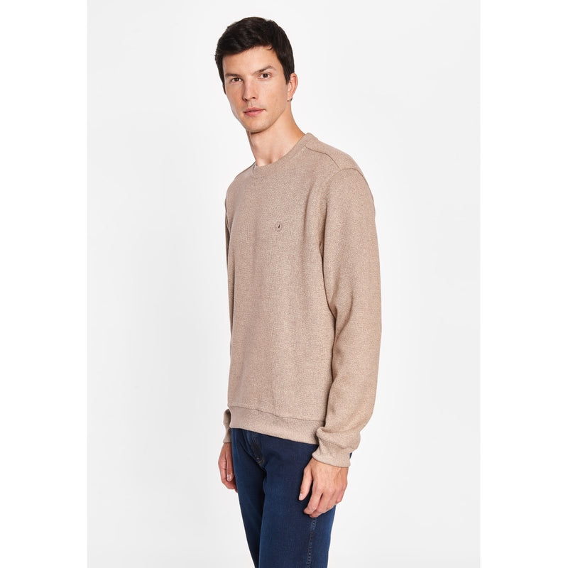 Sea Ranch Winston Long Sleeve Sweatshirt Sweats 1059 Camel Melange