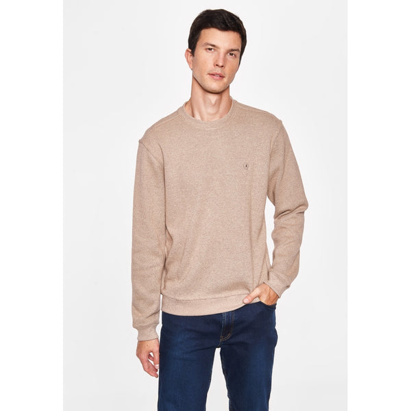 Sea Ranch Winston Long Sleeve Sweatshirt Sweats 1059 Camel Melange